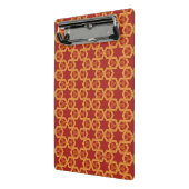 Stilvolle geometrische Verzierung Mini Klemmbrett (Gewinkelt2)