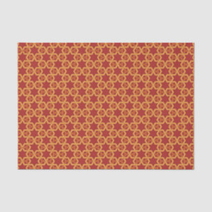Stilvolle geometrische Verzierung Seidenpapier
