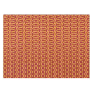 Stilvolle geometrische Verzierung Tischdecke