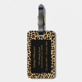 Stilvolle Gepäckanhänger (Rückseite vertikal)