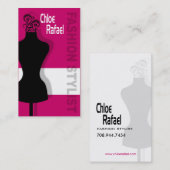 Stilvolle Geschäfts-Karte "Mode-Stylist " Visitenkarte (Vorne/Hinten)