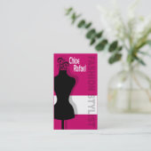 Stilvolle Geschäfts-Karte "Mode-Stylist " Visitenkarte (Stehend Vorderseite)