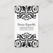 STILVOLLE GESCHÄFTSFÜHRUNG hübscher, eleganter Dam Visitenkarte (Vorderseite)