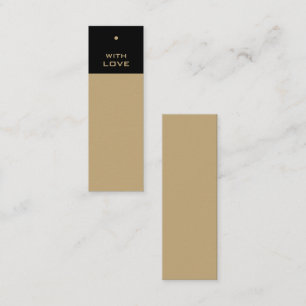 Stilvolle Geschenketags Mini Visitenkarte
