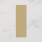 Stilvolle Geschenketags Mini Visitenkarte (Rückseite)