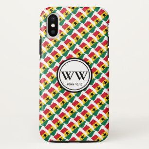 Stilvolle GHANA Monogram Abundant Life John 10:10 Case-Mate iPhone Hülle