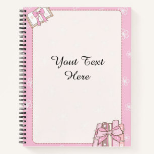 Stilvolle Girly Pink Note Book Document Notizblock