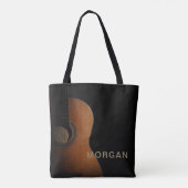 Stilvolle Gitarrenmusik Moderne Tasche (Rückseite)