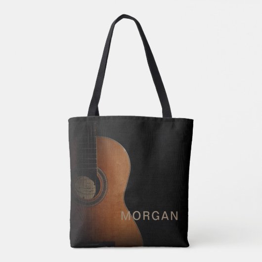Stilvolle Gitarrenmusik Moderne Tasche (Rückseite)