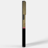 Stilvolle Glitzer-Ferse, Lipstick und Monogramm Case-Mate iPhone Hülle (Rückseite / Rechts)