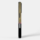 Stilvolle Glitzer-Ferse, Lipstick und Monogramm Case-Mate iPhone Hülle (Rückseite / Rechts)