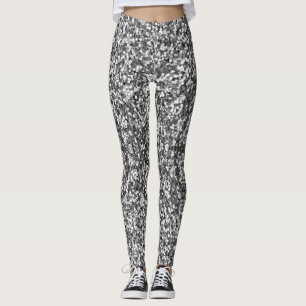 Stilvolle Glitzer Leggings