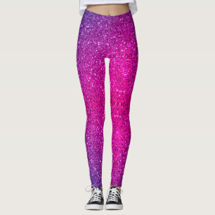 Stilvolle Glitzer Leggings