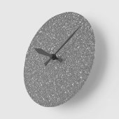 Stilvolle Glitzer-Uhr Runde Wanduhr (Winkel)