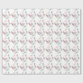 Stilvolle GOATS Happy Holidays Small Print Geschenkpapier (Flach)