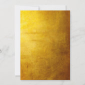 Stilvolle Gold Christmas Secret Santa Company Logo Einladung (Rückseite)