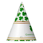 Stilvolle Gold Foil St. Patrick's Day 1. Geburtsta Partyhütchen (Links)