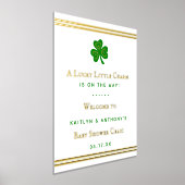 Stilvolle Gold Foil St. Patrick's Day Baby Shower Foliendrucke (Ablage )