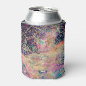 Stilvolle Gold Mandala Farbennebel Dosenkühler (Kanne Vorderseite)