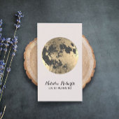 Stilvolle Gold Moon Moderne Eventplanung Visitenkarte