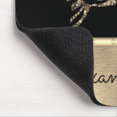 Stilvolle Gold Mosaikschildkröte Mousepad (Ecke)