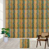 Stilvolle Gold- und Blaue ägyptische Motif-Tile Fliese