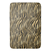 Stilvolle Gold Zebra Print  Badematte (Vorderseite Vertikal)