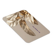 Stilvolle Golden Leaf Tasse Magnet (Rechte Seite)