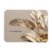 Stilvolle Golden Leaf Tasse Magnet (Horizontal)