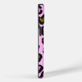 Stilvolle Golden Pink Glitzer Leopard Druckname Case-Mate iPhone Hülle (Rückseite / Rechts)