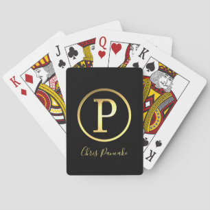 Stilvolle Golden Playing Cards Spielkarten