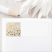 Stilvolle Goldfoil Confetti Dots (Insitu)
