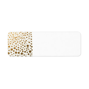 Stilvolle Goldfoil Confetti Dots