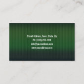 Stilvolle Golf Coach Putter Business Card Visitenkarte (Rückseite)