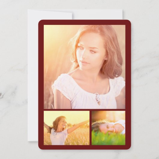 Stilvolle Graduate Script Simple Graduation Party Einladung (Rückseite)