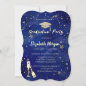 Stilvolle Graduierungskappe, Abschluss von Weingla Einladung (Vorderseite)