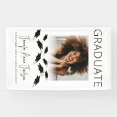 Stilvolle Graduierungsparty Banner (Horizontal)