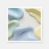 Stilvolle grafische Papiertischsets Serviette (Vorderseite)