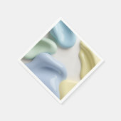 Stilvolle grafische Papiertischsets Serviette (Ecke)