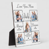 Stilvolle GRANDMA Personalisiert 5 Foto Collage Fotoplatte (Seite)