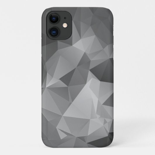 Stilvolle graue Abstrakte Pyramide Kunst, Dichtung Case-Mate iPhone Hülle (Rückseite)