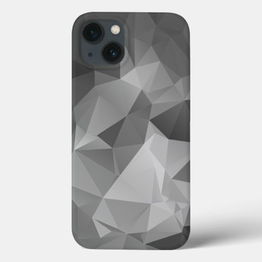 Stilvolle graue Abstrakte Pyramide Kunst, Dichtung Case-Mate iPhone Hülle (Rückseite)