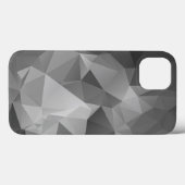 Stilvolle graue Abstrakte Pyramide Kunst, Dichtung Case-Mate iPhone Hülle (Rückseite (Horizontal))