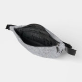 Stilvolle graue Bauchtasche (Offen)