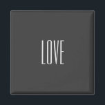 Stilvolle graue Liebe Hochzeitspass Magnet<br><div class="desc">Sie können die Schriftart und Farben leicht ändern. Sie können auch Ihr Logo und das Hintergrundbild hinzufügen,  wie Sie möchten.</div>