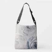 Stilvolle graue schwarze Indianerwurzel Tragetaschen Mit Langen Trägern (Vorderseite)