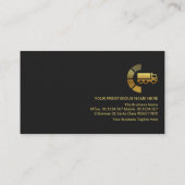 Stilvolle Grauschichten-Rote Linie Logistik Transp Visitenkarte (Rückseite)