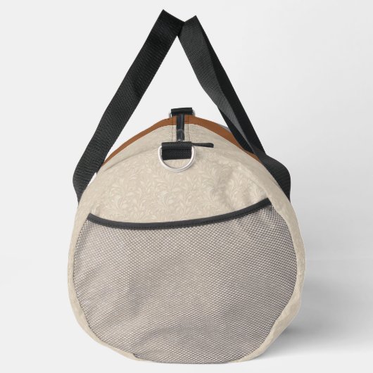 Stilvolle Grautasche, Elfenbeinbeutel und Braun-Du Duffle Bag (Rechts)