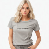 Stilvolle Gray Editing ist alles Slogan T-Shirt