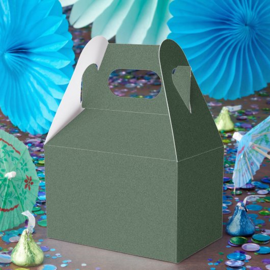 Stilvolle Green Pattern Luxury Party Leckerei Gabl Geschenkschachtel (Party)